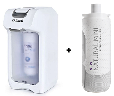 Combo Purificador IBBL VIVAX Branco + Refil Reserva (extra) Original Avanti