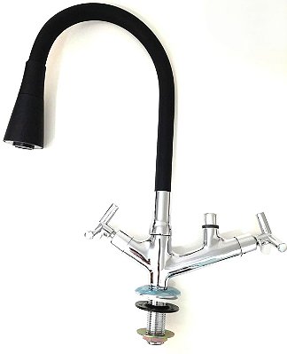 Torneira de Mesa Conj. sem filtro Conic Preta - Bognar