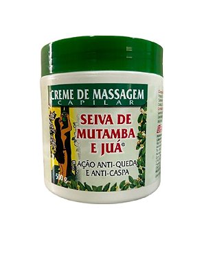 Creme de Massagem Seiva de Mutamba e Juá 500g
