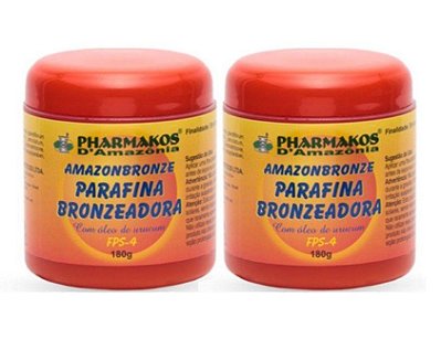 Amazon Bronze Parafina Bronzeadora 180g Kit com 2 Unidades