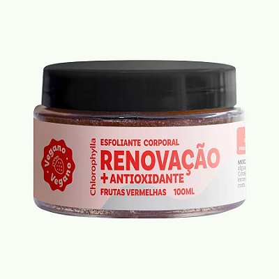 Esfoliante Corporal Frutas Vermelhas 100ml Chlorophylla