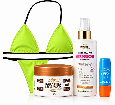 Kit Praia Lorkin – Bronzeado & Cuidados