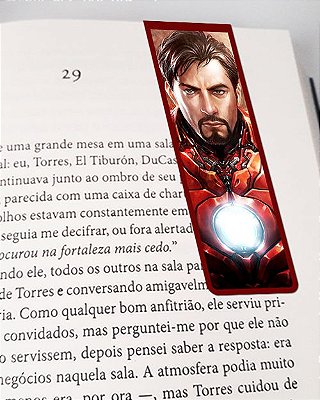 Marcador De Página Magnético Iron Man - Marvel - MQM38