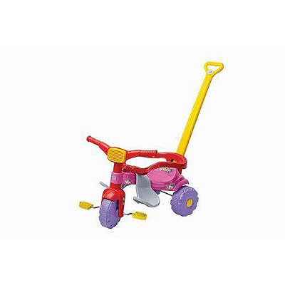 Triciclo Infantil Tico Tico Mônica Com Aro De Proteção