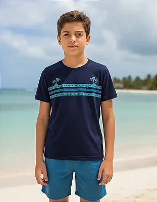 Conjunto Brandili Masculino Infantil – Surfando as Ondas | Tam. 10