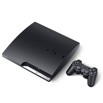 Console PS3 PlayStation 3 Slim (+ Jogo de Brinde) - Seminovo - Sony