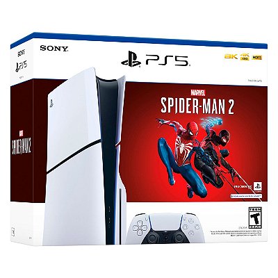 Console PS5 Slim Playstation 5 Slim 1TB + Spider-Man 2 - PS5 - Sony