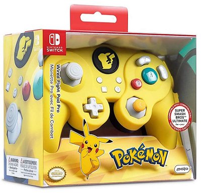 Controle Com Fio Nintendo Switch Pdp Wired Fight Pad - Pokémon - Switch