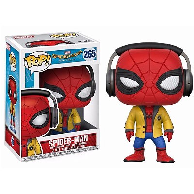 Funko Pop! Movies - Spider-Man De volta ao lar - Spider-Man #265