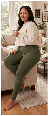 Legging Famara, Bioativa, Cor: Verde Musgo