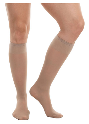 Meia Sigvaris Audace 15-20 mmHg, 3/4 Cor: Bege