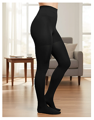Meia Venosan 4000, 20-30 mmHg, Meia Calça Cor: Preto