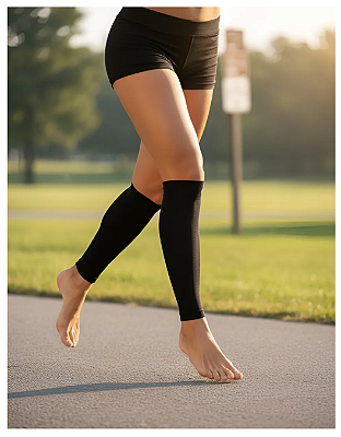 Polaina Venosan Sportactive, 20-30 mmHg, Cor: Preto