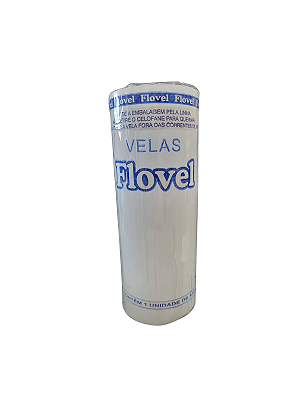 Vela 7 dias Flovel 335g - Branca