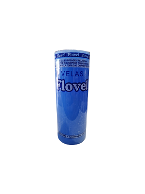 Vela 7 dias Flovel 335g - Azul Claro