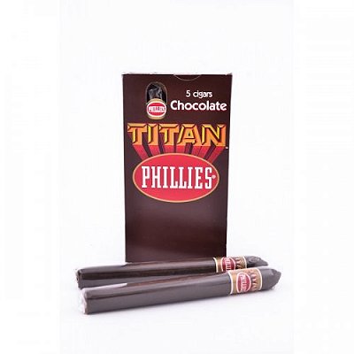 Charuto - Titan cx c/ 5 un. - Chocolate