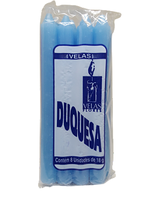 Vela Duquesa 18g - Azul Claro