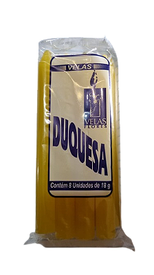 Vela Duquesa 18g - Amarela