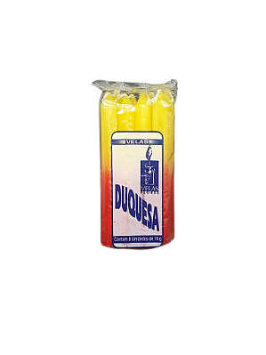 Vela Duquesa 18g - Amarela / Vermelha