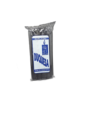 Vela Duquesa 18g - Preta
