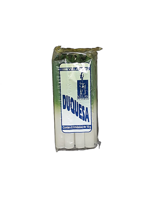 Vela Duquesa 18g - Verde / Branca