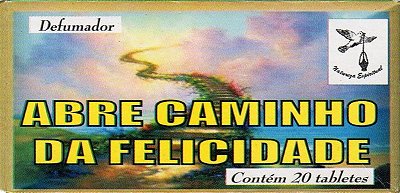 DEFUMADOR TABLETE - ABRE CAMINHO DA FELICIDADE