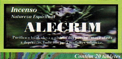 DEFUMADOR TABLETE - ALECRIM