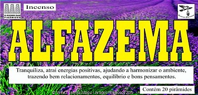 DEFUMADOR TABLETE - ALFAZEMA