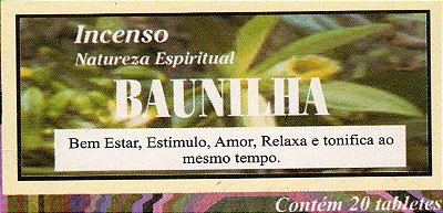 DEFUMADOR TABLETE - BAUNILHA