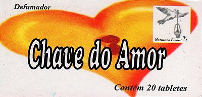DEFUMADOR TABLETE - CHAVE DO AMOR