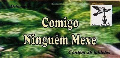 DEFUMADOR TABLETE - COMIGO NINGUEM MEXE