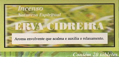 DEFUMADOR TABLETE - ERVA CIDREIRA