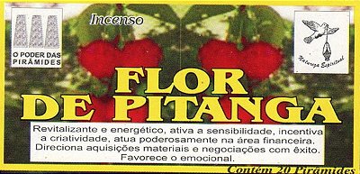 DEFUMADOR TABLETE - FLOR DE PITANGA