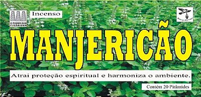 DEFUMADOR TABLETE - MANJERICÃO