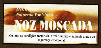 DEFUMADOR TABLETE - NOZ MOSCADA