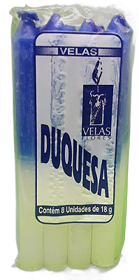 Vela Duquesa 18g - Azulão / Branco
