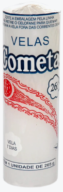 Vela 7 dias Cometa 265g - Branca