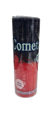 Vela 7 dias Cometa 265g - Preta / Vermelha