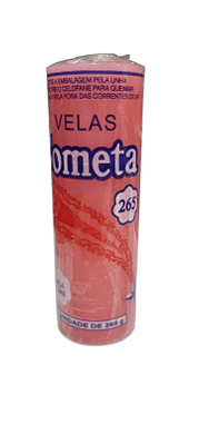 Vela 7 dias Cometa 265g - Rosa