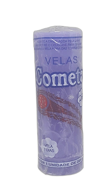 Vela 7 dias Cometa 265g - Lilas