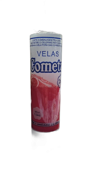 Vela 7 dias Cometa 265g - Branca / Vermelha