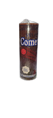 Vela 7 dias Cometa 265g - Marrom