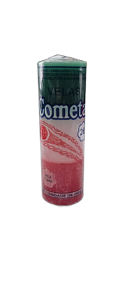Vela 7 dias Cometa 265g - Verde / Branca / Vermelha
