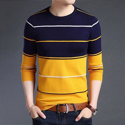 sueter masculino slim fit