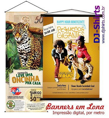 Banner de Lona medida 40x60cm