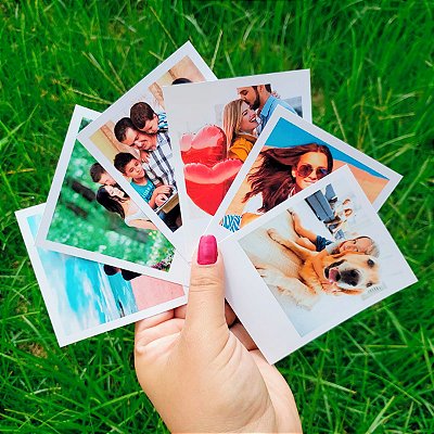 Revelação de fotos Polaroid® (Tamanho 7x10cm) COM imã de geladeira