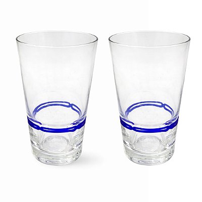 Copo alto detalhe círculo azul (jogo 2)