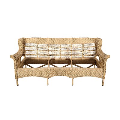 Sofá 3 lugares de junco natural