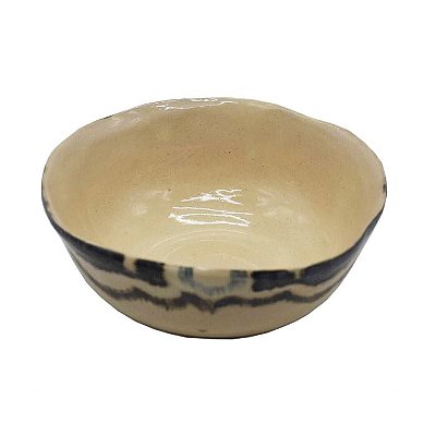 Bowl amassado ikat nevoeiro zanatta casa