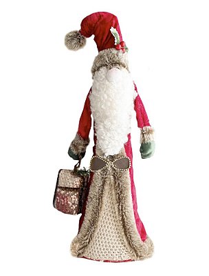 Papai noel veludo alto 57 cm